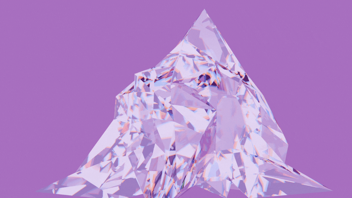 Glass iceberg animation